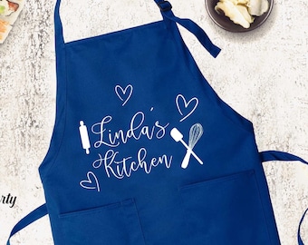 Personalised Apron, Cute Design, Baking Gifts, Cooking Gift,Funny Apron, Christmas Apron, Women Aprons, Cooking Apron, Custom Chef Apron