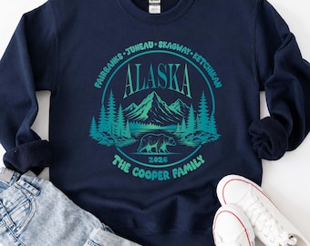 Custom Alaska Shirt,Custom Alaska Cruise Shirt,Personalized Alaska Family Cruise Tee,Custom Alaska Family Trip,2026 Alaska Cruise T-Shirts