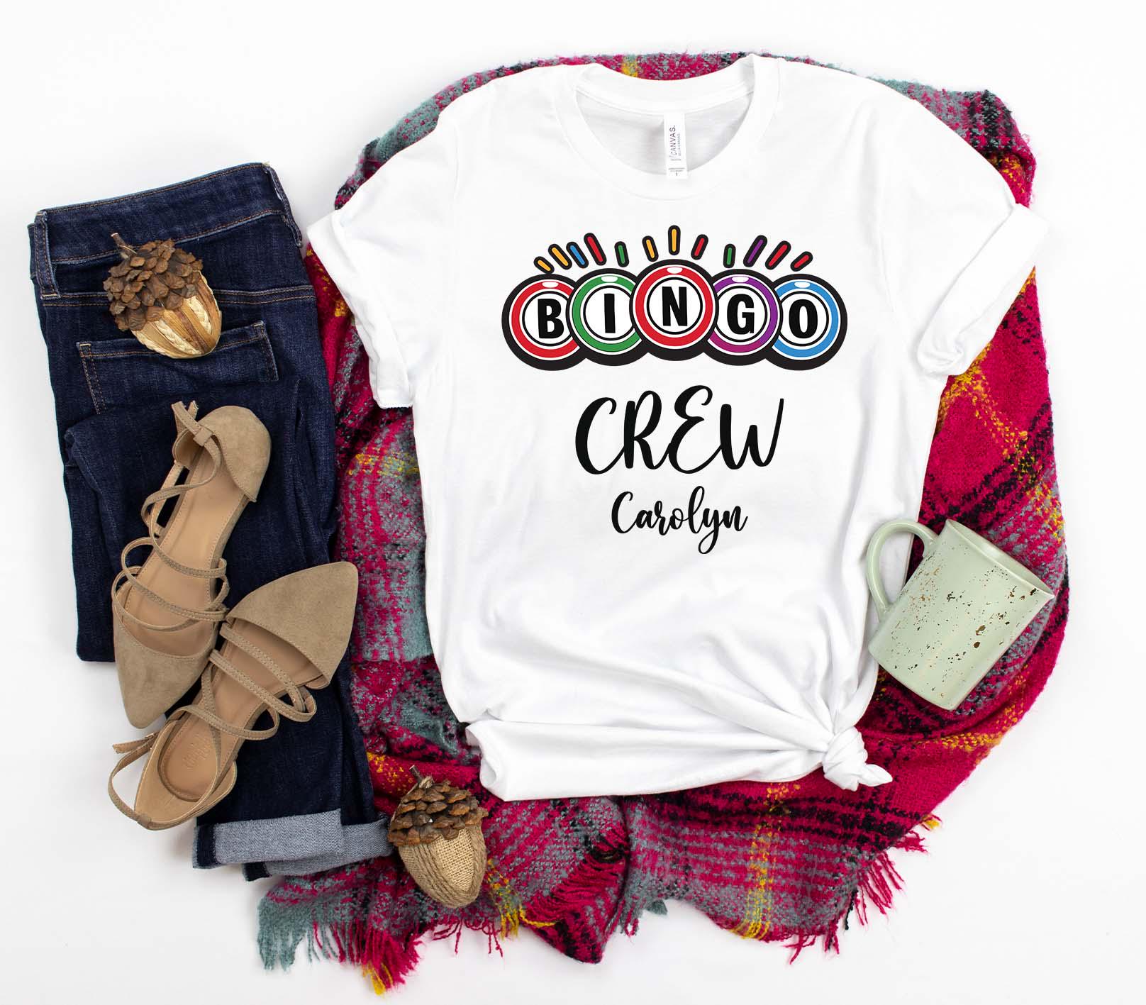 Bingo Crew Shirt, Bingo Player Shirt, Game Day Shirt, Bingo Squad Shirt ...