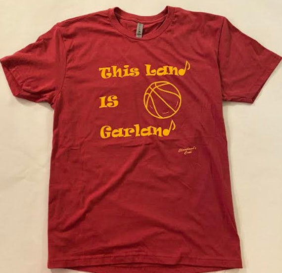 Cleveland Cavs T-shirt Darius Garland This Land is Garland