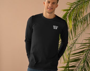 Christian clothing men apparel faith God Christian gifts Christian merch bible verse shirts tops long sleeve black