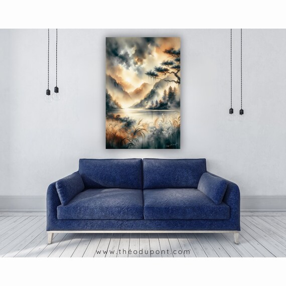 Naoki　404060 NAOKI Japanese Landscape - Artist-signed Original Canvas Art