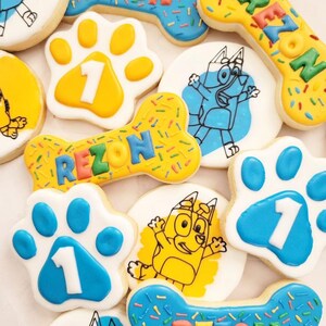 Simple Bluey & Bingo Cookies