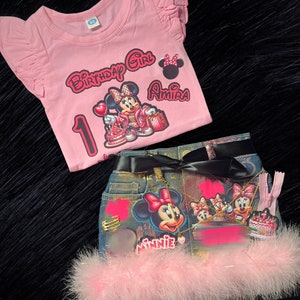 Custom denim outfit for kids, Custom birthday outfit, Custom character outfit