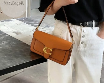 Crossbody Tabby C Handbag - Cute Vegan Leather Bag, Small Purse Bag, Fashionable Bag, Everyday Leather Handbag, Perfect Gift, Gift For Her