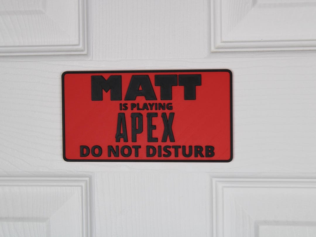 APEX Legends | Door Sign | Custom 