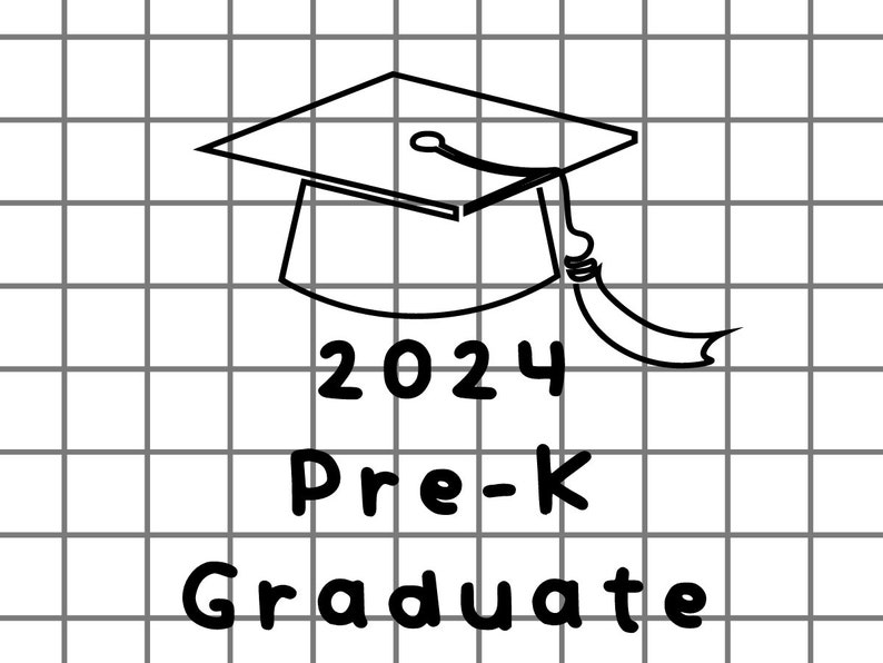 Prek Grad, 2024 Prek Graduate Svg, Prek, 2024 Grad, 2024 Graduate