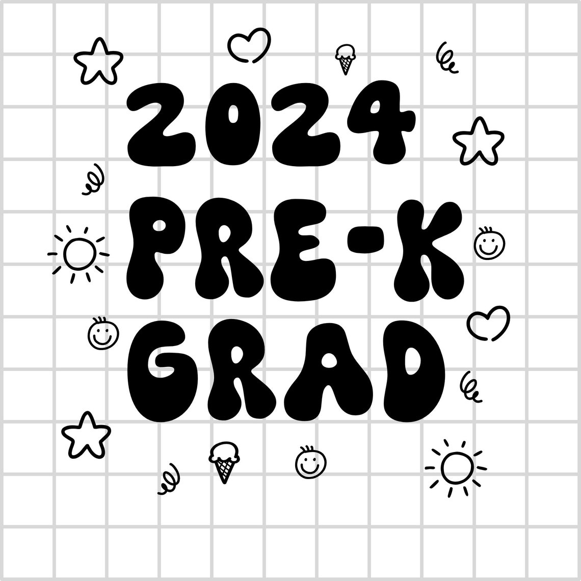 Prek Grad Svg, 2024 Prek Graduate Svg, Prek Svg, 2024 Grad Svg, 2024
