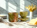 Butter Keeper with Lid - French Inspired Butter Dish, Unqiue Marble Butter Softer, Handmade Butter Dish with Lid | Christmas Gifts for Her