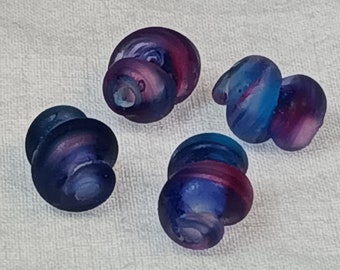 Vintage Blue Glass Beads
