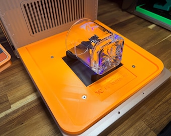 X-Tool F2 Ultra 8oz Whiskey Glass Engraving Jig – 3D Printed Fixture