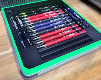 X-Tool F1 Ultra Pen Jig – Secure Slide-On Jig System | 3D Printed Engraving Fixture
