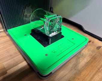 X-Tool F1/F2 8oz Whiskey Glass Jig, 3D Printed Engraving Fixture
