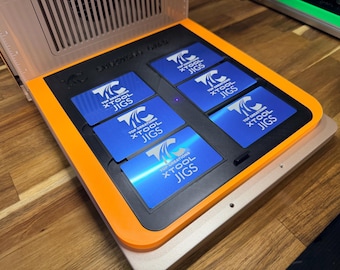 X-Tool F2 Ultra Metal Business Card Jig – 3D Printed Engraving Fixture