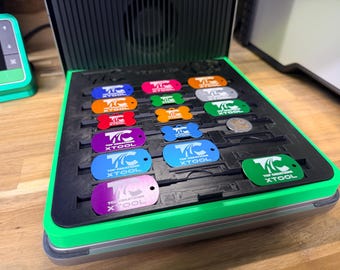 X-Tool F1 Ultra Dog Tag Jig – 3D Printed Engraving Fixture