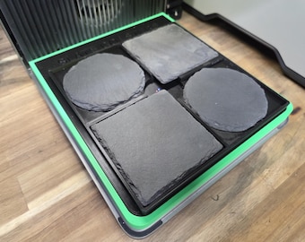 X-Tool F1 Ultra Slate Coaster Jig - 3D Printed Engraving Fixture