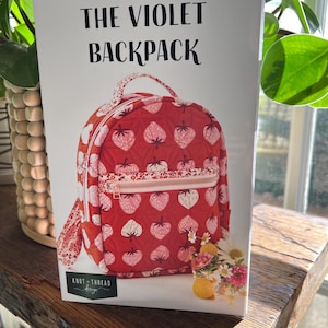 The Violet Backpack from Knot and Thread Designs