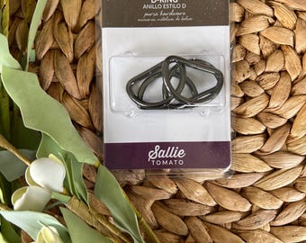 Four D-Rings 1" Gunmetal