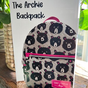 The Archie Backpack from Knot and Thread Designs
