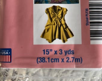 Basic Fusible Interfacing for lightweight fabrics 15” x 3 yds.