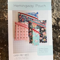 Heming Pouch PDF Hemingway Pouch Pattern || Digital Download Quilted Bag in Four ...
