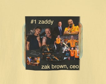 Zak Brown #1 Zaddy Mclaren Boxy-t!!!!