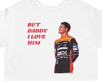 BUT DADDY I love him lando norris cropped shirt