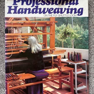 Professioneller Handwebwebstuhl mit Webstuhl von Laya Brostoff, gebunden, 1978