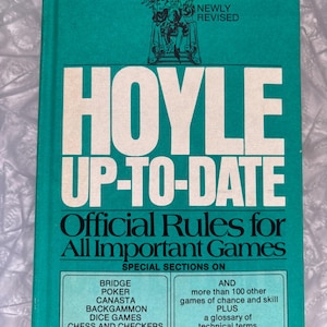 Hoyle Up To Date Officielle Regeln für alle wichtigen Spiele, gebundene Ausgabe(1970)