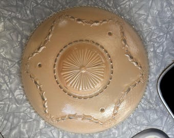 Vintage frosted glass light shade