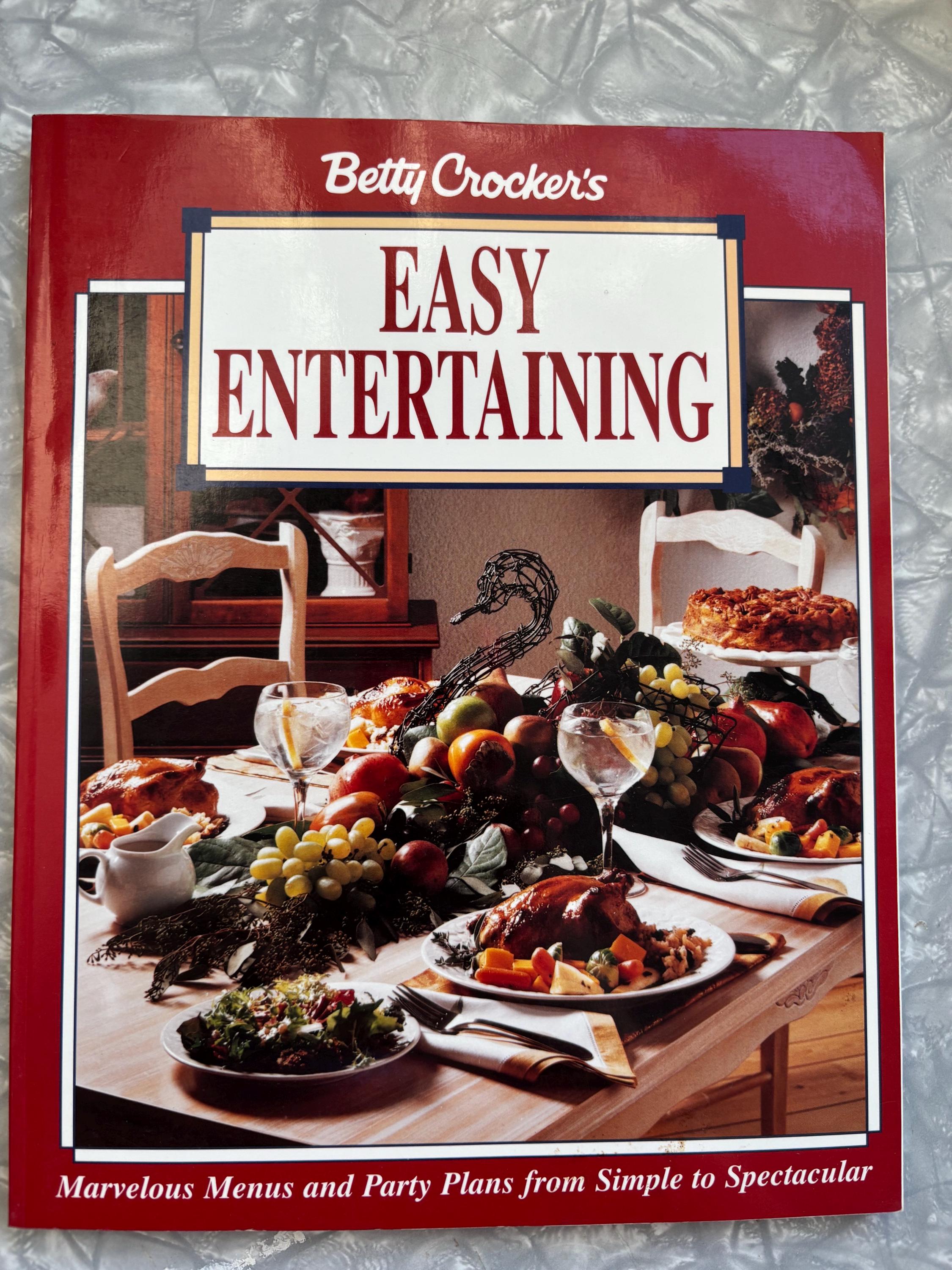 Betty Crocker Easy Entertaining Cookbook (1992) - Etsy