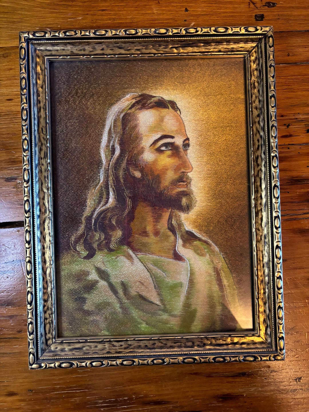 La peinture du christianisme de Jésus avec les animaux par Margaret.w.Tarnant Photo Stock - Alamy