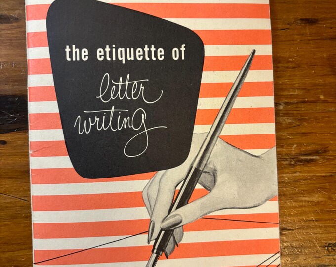 Letter Edicate Barber Ellis the Etiquette of Letter Writing (1954) - Etsy