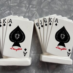 Cartes à jouer Laughlin Nevada souvenir salière et poivrière