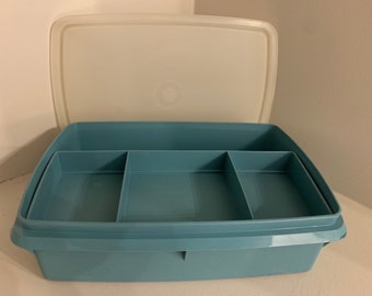 Vintage Tupperware/Tuppercraft Stow and Go Box