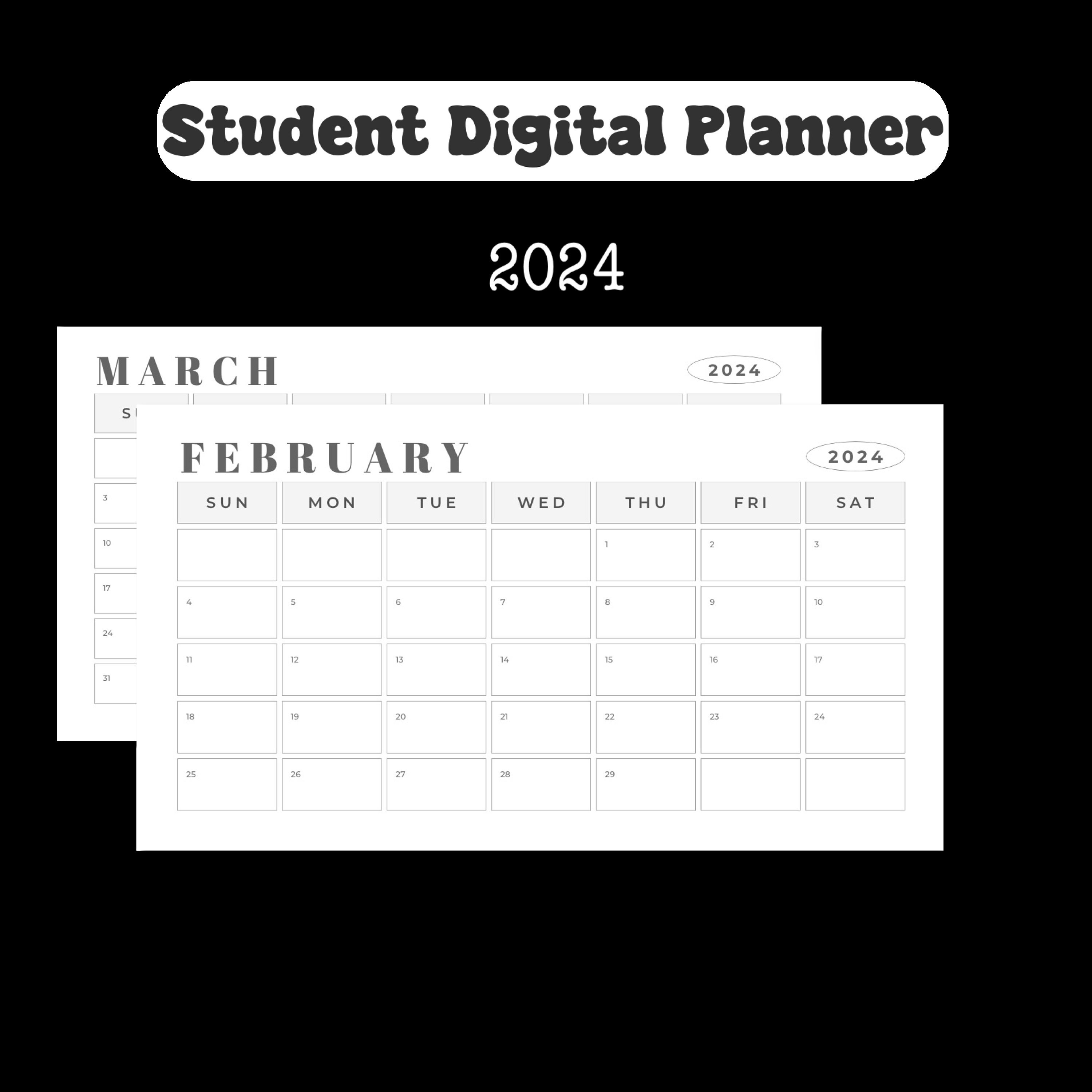 2024-minimalist-monthly-calendar-digital-calendar-grey-calendar-etsy