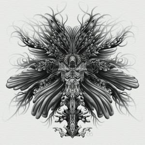 Estampado del arcángel