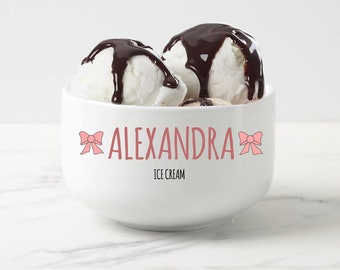 Personalized Bowls, Personalized Ice Cream Kids Bowls, Birthday Bowl  Gifts For Kids, Birthday Snack Bowl, Kids Popcorn Bowl, Gifts for Her