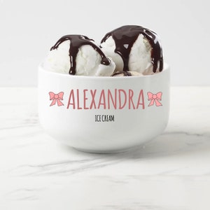 Personalized Bowls, Personalized Ice Cream Kids Bowls, Birthday Bowl  Gifts For Kids, Birthday Snack Bowl, Kids Popcorn Bowl, Gifts for Her
