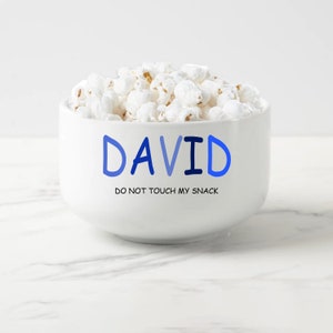 Custom Popcorn Bowl, Personalized  Kids Bowl, Gifts for Her and Him, Birthday Gifts For Kids, Birthday Snack Bowls, Boys Popcorn Bowls.
