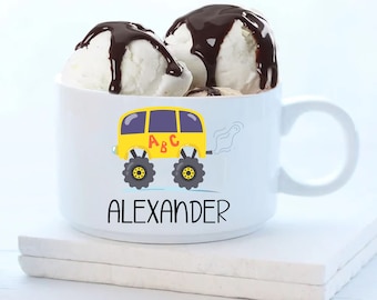 Ciotola per gelato piccola personalizzata, regalo per lei e per lui, ciotola per dolcetti, regali per bambini, ciotola personalizzata, ciotola per gelato con nome, regali di compleanno per bambini