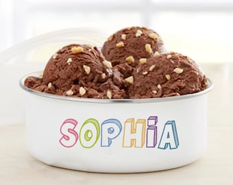 Personalized Ice Cream Bowl, Birthday Gifts, Valentine's Day Gift, Gift For him and Her, Ice Cream Bowl, Gifts for Kids, Grandkids Gifts