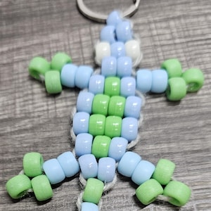 Beaded Lizard Keychain