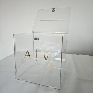 Takı kutusu Spendenbox aus Acryl Hochzeit Hochzeitskarten Geldgeschenke
