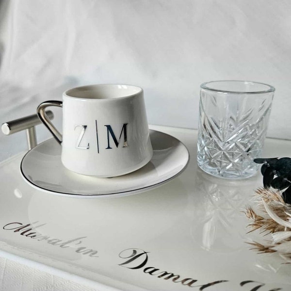 Damat Türk Kahve Fincanı türkische Kaffeetasse personalisiert Bräutigam