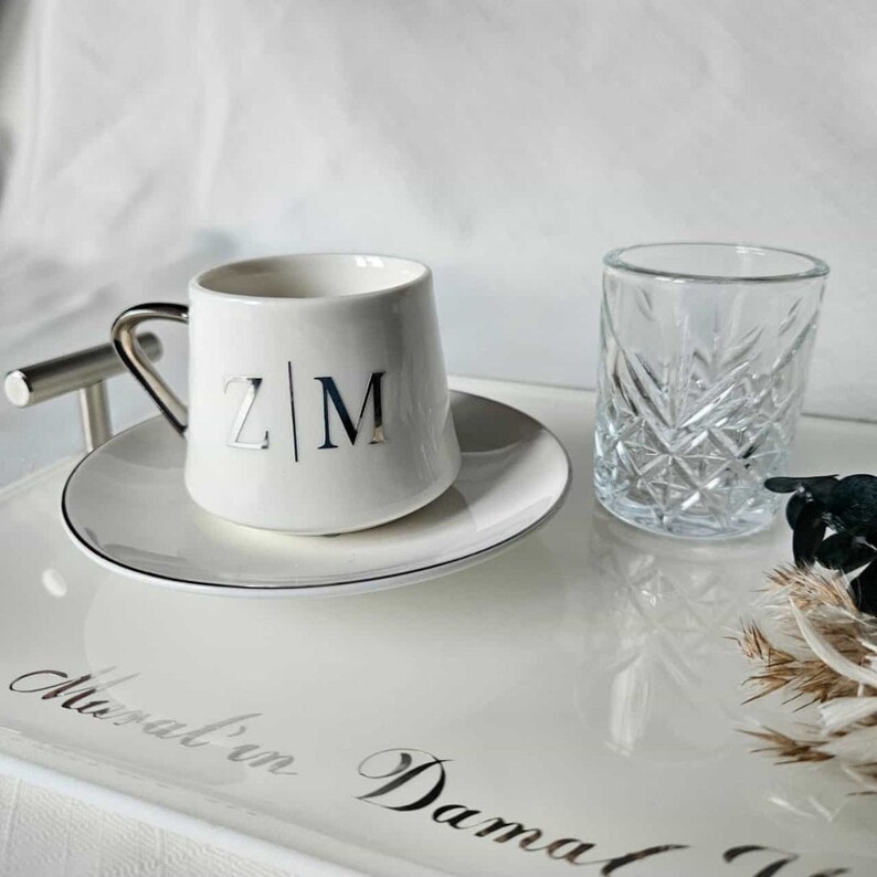 Damat Türk Kahve Fincanı türkische Kaffeetasse personalisiert Bräutigam Bild 3