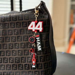Lewis Inspired 2025 F1 Red Italian Team Bag Charm |  | Motorsport Gift