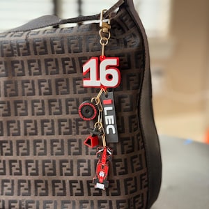 Charles Inspired 2025 F1 Red Italian Team Bag Charm |  | Motorsport Gift