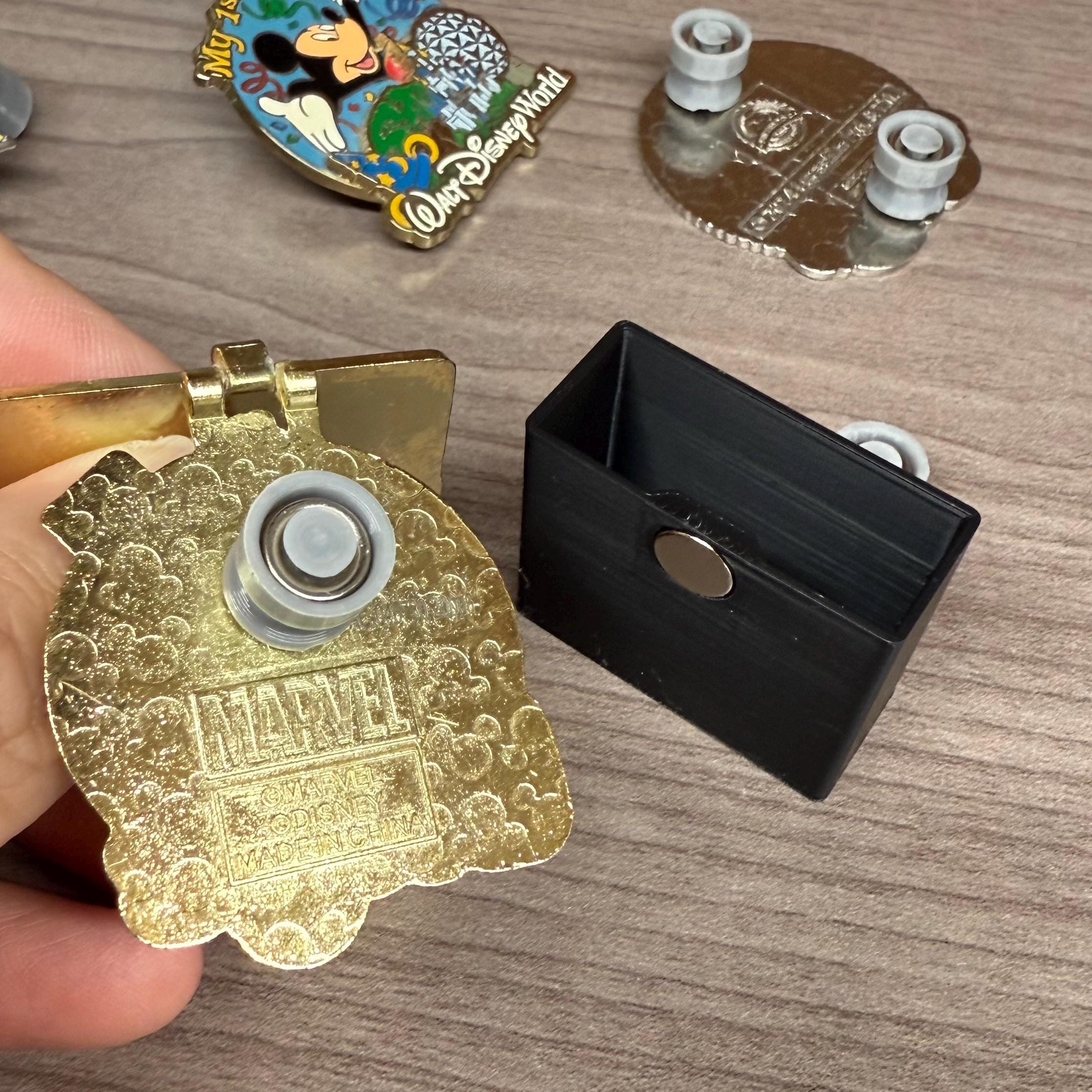Enamel Pin Magnetic Backs With a Free Storage Box! | Low Profile ...