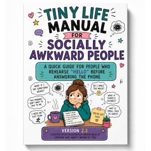 Social Skills Workbook for Socially Awkward People | Humorous Printable Guide